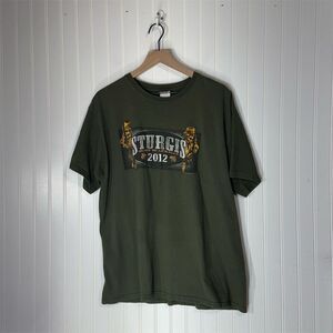 2012 Sturgis Black Hills Rally TShirt XL Anvil Biker Graphic Tee USA Event Shirt